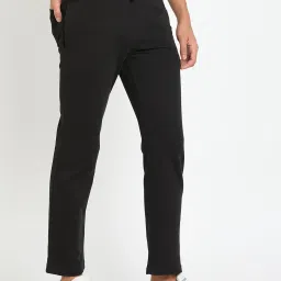 Club York Black Regular Fit Printed Trackpants image 3