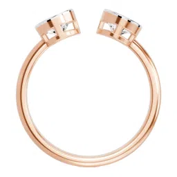 Sparkles 14k (585) Rose Gold Lab Grown Diamond Rings image 3