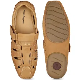 Hush Puppies by Bata Men's CASH 2.0 Tan Fisherman Sandals image 3