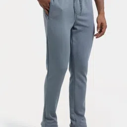 Jockey AM44 Grey Super Combed Cotton Rich Trackpants with Side & Back Pockets image 3