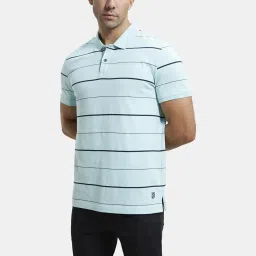 Jockey UM15 Men's Super Combed Cotton Rich Striped Half Sleeve Polo T-Shirt image 3