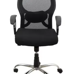 ib basics Ergonomica Black Mesh Executive Revolving Chair image 2