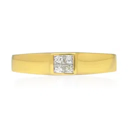 Malabar Gold and Diamonds 18k IGI Certified Diamond Yellow Gold Ring for Men image 3