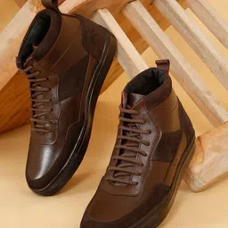 Teakwood Leathers Men Leather Sneakers-image-39