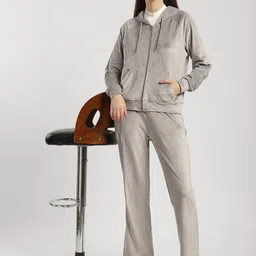 R&B Hooded Collar Sporty Jacket image 5