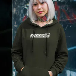 TOGS & TERRE Women Typography Printed Oversized Hooded Sweatshirt-picture-22