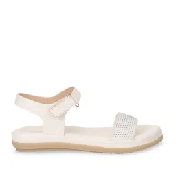 Truffle Collection Women's White Ankle Strap Sandals image 3