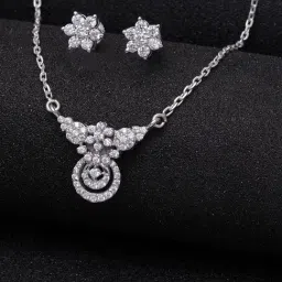 Clara Aria 92.5 Sterling Silver Pendant Set-picture-19