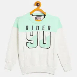 Duke Kids Green & Grey Printed Full Sleeves Sweatshirt-picture-36