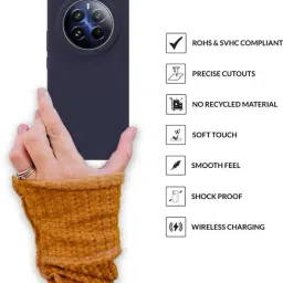 Sprig Back Cover for Realme 12 Plus 5G (Blue) image 4