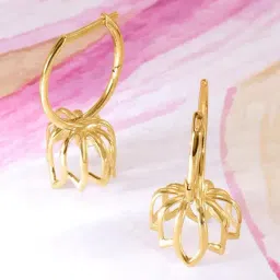 Mia by Tanishq 14k (585) Yellow Gold Earrings for Women-picture-25