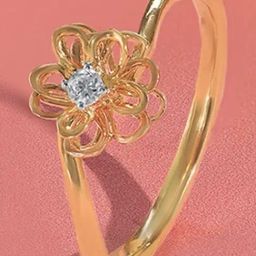 Mia by Tanishq 14k (585) Bi-Color Ring for Women-picture-33