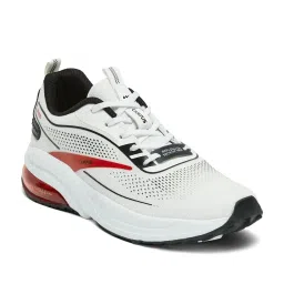 Campus Men's AIR CAPSULE PRO White & Black Running Shoes image 3
