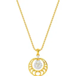 Kisna Diamond & Gold Jewellery 14k Linzi Pendant-image-25