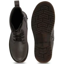 Fausto Women's Dark Grey Derby Boots image 3