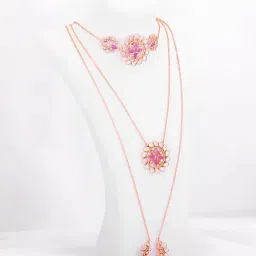 GIVA 925 Silver Ghoomar Layered Necklace for Women & Girls-picture-19