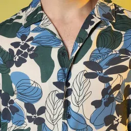 Campus Sutra Multicolored Regular Fit Printed Shirt image 3