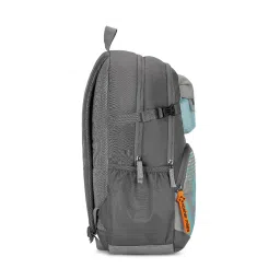 Nasher Miles Engineering Teal & Grey Printed Laptop Backpack image 3