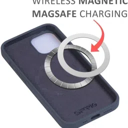 Sprig Liquid Silicone Back Cover for APPLE iPhone 14 (Grey) image 3