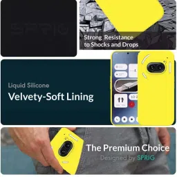 Sprig Back Cover for Nothing Phone 2a Plus (Yellow) image 3