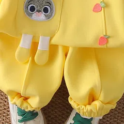 StyleCast x Revolte Girls Self Design Hooded Sweatshirt With Jogger image 4