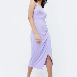 Ginger by Lifestyle Lilac Regular Fit Midi Dress image 3