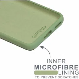 Sprig Liquid Silicone Back Cover for Oneplus 10T 5G (Green) image 3