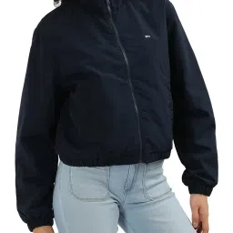 Tommy Hilfiger Blue Regular Fit Bomber Jacket image 3