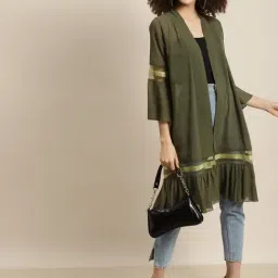 Qurvii Olive Shrug image 3