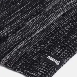 Roadster Unisex Black Solid Beanie image 5