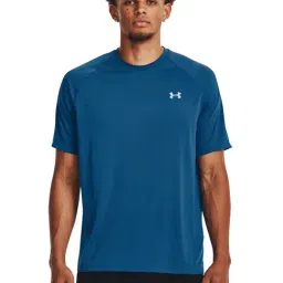 Under Armour Blue Loose Fit Sports T-Shirt-image-18