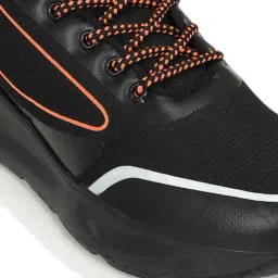 Peter England Men's Black Running Shoes image 4