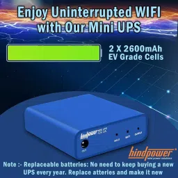 Hindpower 2 A Mini UPS Blue 12 V DC 2x2600 mAh Li-Ion Battery, HP12V2A1 image 4