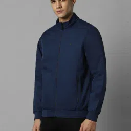 Louis Philippe Navy & Black Cotton Regular Fit Reversible Jacket image 3