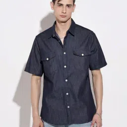 SHOWOFFFF Blue Regular Fit Shirt-picture-23