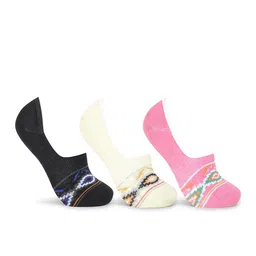 DressBerry Women Pack Of 6 Patterned Printed Shoe Liners Socks image 2