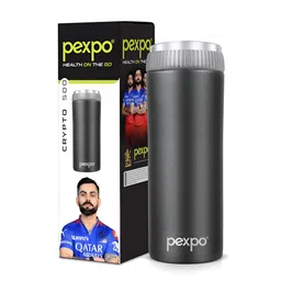 Pexpo Black Single Stainless Steel Water Bottle-image-25