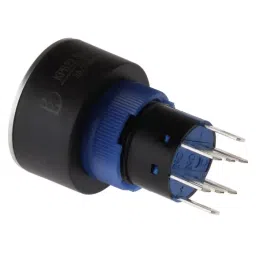 RS PRO Illuminated Push Button Switch Momentary 22.2 mm Cutout DPDT Green LED 250 V AC, 1758324 image 2
