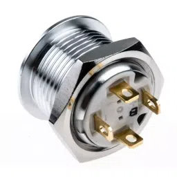 RS PRO Illuminated Push Button Switch Momentary 16 mm SPST Blue LED 36 V DC, 1758576 image 5