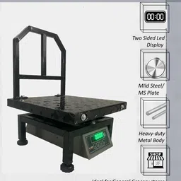 monet international 200 kg MS/IRON Portable Weighing Machine with duel Display Weighing Scale Weighing Scale image 3