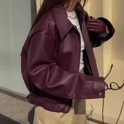 bebe Women Polyester Longline Biker Jacket image 2