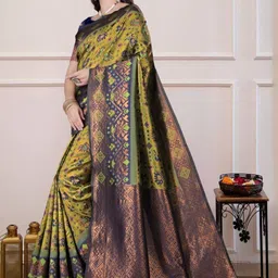 Dinesh Ethnic Traditional Wear Woven Design Zari Art Silk Handloom Banarasi Saree image 3