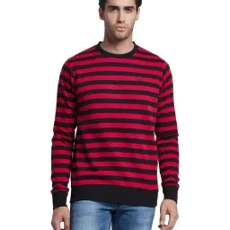 Parx Red Round Neck Sweatshirt-picture-16