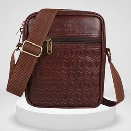 Fashion twist Unisex Textured Messenger Bag-picture-17