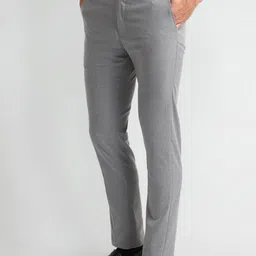 Arrow Men Textured Formal Trousers image 3