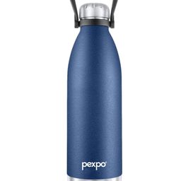 Pexpo Echo ISI Certified |1500 ml Water Bottle for Office| Vacuum Insulated Bottles with Handle|24 Hrs Hot & Cold | Thermos Bottle | Flask | Denim Blue | Home | Office | Kitchen | Men, Women & Adults-picture-39