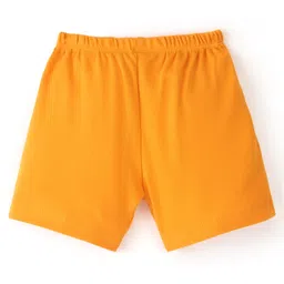 Tango Interlock Knee Length Shorts Tiger Printed - Orange image 2