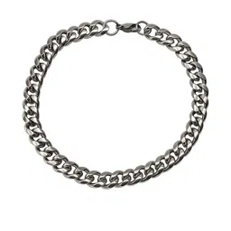 N3VO Men Stainless Steel Axis Chain Link Bracelet-image-18