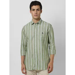 Van Heusen Sport Men Slim Fit Opaque Striped Casual Shirt-picture-35