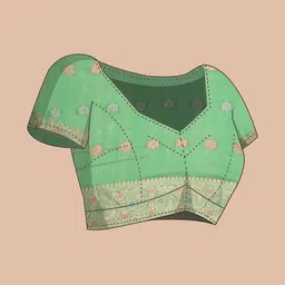 NIKATT Women Ethnic Motifs Zari Festive Banarasi Saree image 2